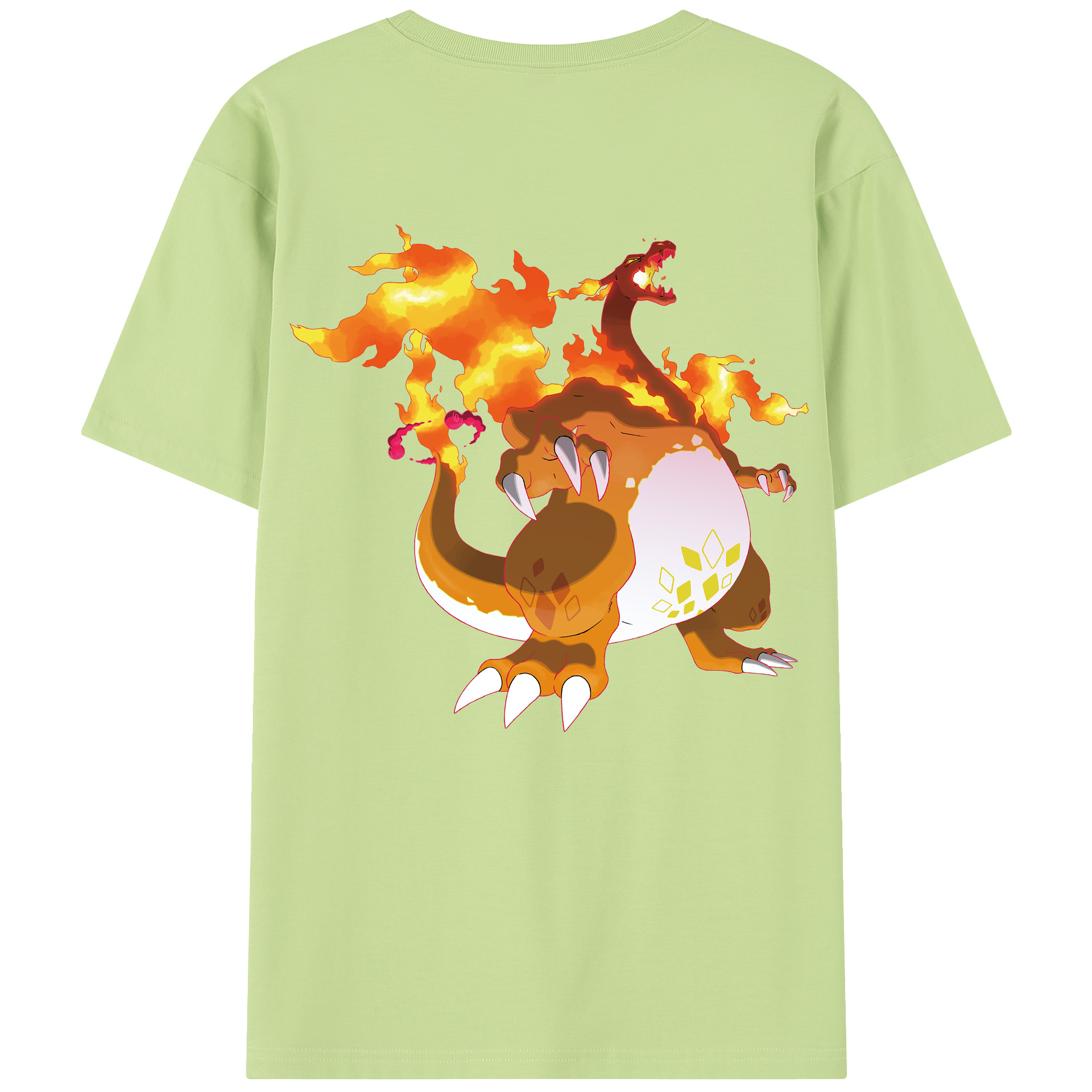 （画像用） ポケットモンスター Pokémon 綿100％半袖Tシャツ（背面プリント）